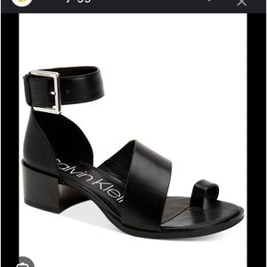 Black Calvin Klein sandals